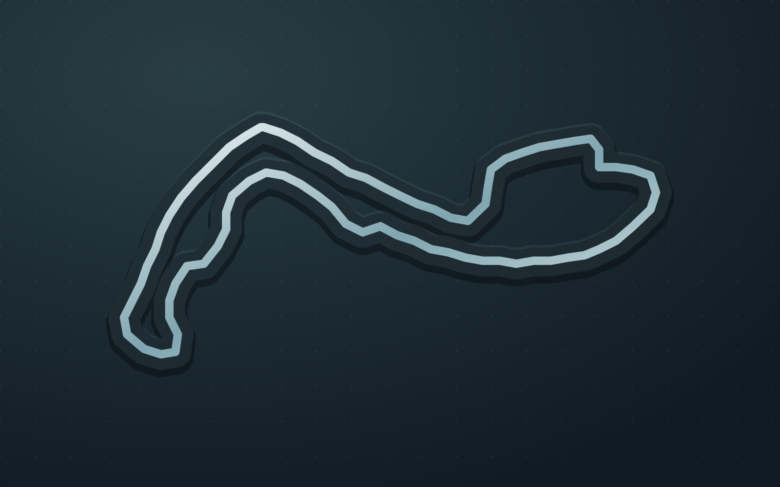 Schematic outline of Circuit de Monaco; not a seat view.